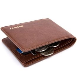 Rfid Men Wallets Purse Walet Man Thin Boys Short Small Slim Money Bag For Brand Men's Vallet209c