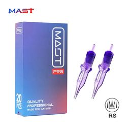 Tattoo Needles DragonHawk 20pcs RS Mast Pro Tattoo Sterilised Disposable Cartridge Needles Permanent Makeup Machine Rotary Pen Tattoo Supplies 231030