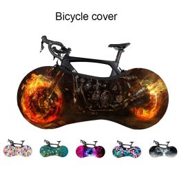 Cykelskyddskåpan MTB ROAD Cykeltillbehör Anti-dammhjul Frame Cover Scratch-Proof Storage Bag 158x62cm Bike Cover