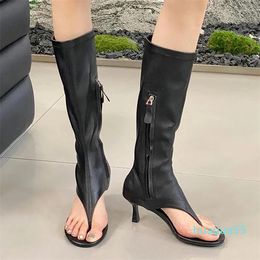 Dress Shoes Women Pumps Boots Sandals Flip Flops Female Thin High Heels In Fashion Summer Pointed Toe Party Ladies Slides