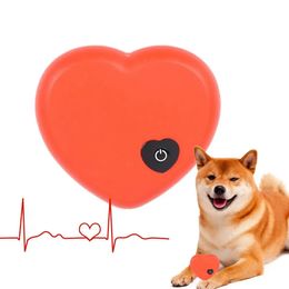 Cute Heartbeat Puppy Behavioral Training Toy Plush Pet Comfortable Snuggle Anxiety Relief Sleep Aid Doll Durable Dog Drop ship