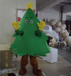 Xmas Tree Mascot Adult Size Christmas Costume Party Dress Halloween Birthday Party Outdoor Outfit