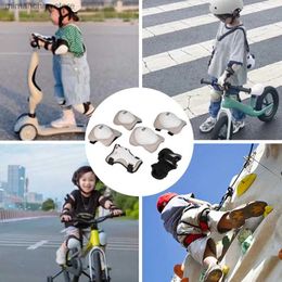 Skate Protective Gear 1 Set Durable Ergonomic Design Knee Support Protector Soft Inside Kids Skateboard Roller Skating Protective Gear Cushioning Q231031