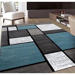 Carpet Modern Blue Gray Square Carpet for Living Room Home Decor Sofa Table Large Area Rugs Bedroom Bedside Foot Mat Crawling Mat 231031