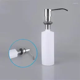 Dispenser di sapone liquido 10 pz/lotto Lavello In Plastica ABS Costruito In Bottiglia di Lozione Per Bagno E Cucina