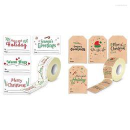 Gift Wrap Creative Adhesive Label No Glue Needed Stick On Package Festival Gifts Sending Necessities More Convenient K0