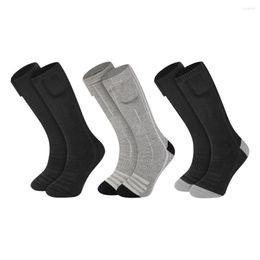 Sports Socks Winter Electric Heated Men Women USB Charging Heat Three-level Intelligent Temperature Adjustment For Skiing Camping