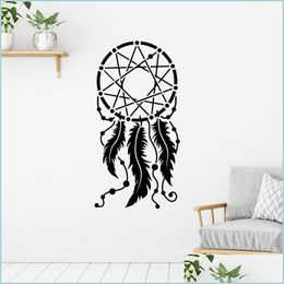 Wall Stickers Wall Stickers Dreamcatcher Sticker Decal Home Decor For Kids Rooms Decoration Art Drop Delivery 2021 Garden Homeindustry Dh1Xl