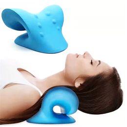 Pillow Neck Shoulder Stretcher Massage Pillow Relaxer Cervical Traction Device Massage Pillow for Pain Relief Cervical Spine Alignment 220901