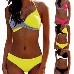 Women's Swimwear Women's Swimming Suit Sexy Bikini Swimsuit 2022 Women Bathing Suits Top Ruffled With High Waisted Bottom Set