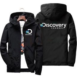 Mens Jackets Discovery Channel Printing Jacket Mens Survey Expedition Scholar Top Jacket Outdoor Clothing Windbreaker 220901