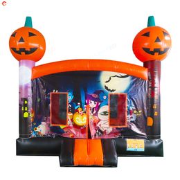 Free Ship Outdoor Activities 3x3m/4x4m Giant Halloween Inflatable Bounce House Air Bouncy Castle for sale