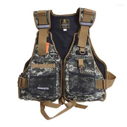 Hunting Jackets Professional Flotation Adult Safety Life Jacket Survival Vest Swimming Kayaking Boating Drifting With Emergency Whistle