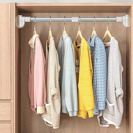 Hooks Joybos Closet Organizer Clothing Storage Rod Wall Mounted Multifunction For Wardrobe Kitchen Bathroom Accessories