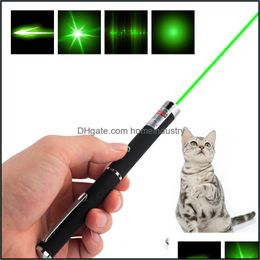 Laser Pointer Laser Pointer 405 532 650Nm High Power Fire Burning Green Light Visible Beam Powerf Hunting Accessories Cat Toy Torch P Dhmph