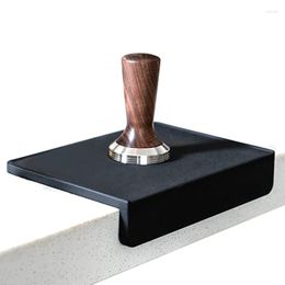 Table Mats Watchget Coffee Tamper Mat Espresso Anti-skid Holder Pad Soft Silicone Corner