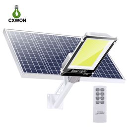 345W 480W LED Solar Street Light Outdoor Highlight IP65 Waterproof Radar sensor for Garden Garage Outdoor Lighting