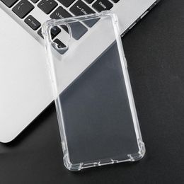 Capas transparentes de celular para Alcatel TCL A3 A509DL A3X A600DL TCL A30 à prova de choque TPU macio capa traseira