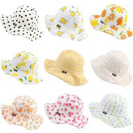 Hats 2022 Baby Hat Summer Spring Panama Sun Beach Accessories Kids Bucket Adjustable Cap For Girls Boys 1-4Year