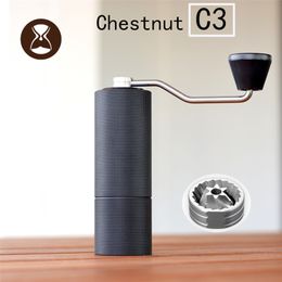 Manual Coffee Grinders TIMEMORE ChestnutC3 S2C660 burr 6 core Upgrade Manual Coffee Grinder Portable Hand Grinder Mill With Double Bearing Positioning 220830