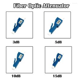 Fibre Optic Equipment 5 Pieces LC Female To Male Attenuator 3dB 5dB 10dB 15dB SM Single Mode Simplex FTTH Networking Ethernet