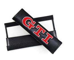 Car Stickers Safety belt Case For Racing Cotton Seat Belt Cover with GTI