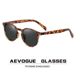 Sunglasses Retro Polarized Classic European and American Round Frame Men Women Fashion AE0966 T220831