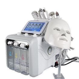 Professional 7 in 1 hydradermabrasion skin beauty machine LED mask hydra skin hydra peel machine with rf lifting