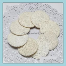 Bath Brushes Sponges Scrubbers Roud Natural Loofah Pad Face Makeup Remove Exfoliating And Dead Skin Bath Shower Gd596 160 S2 Drop D Dhnyc