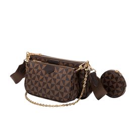 Evening Bags Pattern MultiColor Fashion Brand Designer 3IN1 Messenger Handbag Crossbody Shoulder Womens 220901