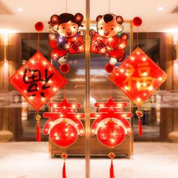 Strings Light Led Suction Cup Window Hanging Lights Spring Festival Decorative Atmosphere Scene Decor Festive