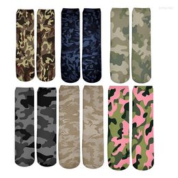 Men's Socks Plstar Cosmos Fashion Style Camouflage Art 3DPrinted Gift Men/Women Unisex Unique Funny Long High Stocking Style-2