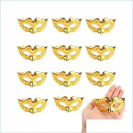 Party Decoration 24 Pieces Decorative Mini Masquerade Decorations Mardi Gras Venetian Mask Party Gift Drop Delivery 2021 Homeindustry Dhwn8