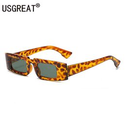 Sunglasses New Small Frame Modern Sunglasses Men Women Narrow Rectangle Lens Trend Sun Glasses Vintage Summer Eyewear Streetwear UV400 T220831