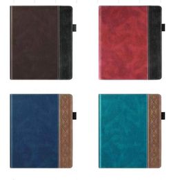 Business Leather Wallet Cases For Ipad 11 Air4 Air5 10.9 5 6 7 8 9 9.7 10.2 10.5 10 2022 Fashion Hybrid Colour Flip Fashion Cover Card Slot Shockproof Holder Tablet PU Bag Pouch