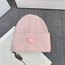 Chapéu de designer de gorro de inverno para homens homens Rabbit Hair Skull Caps Knit Knitting Beanies Homme Chapéus de lã Papão de luxo Casquette 2022