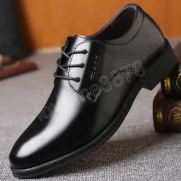 Brown Dress Shoes Men Leather From Italy Formal Man Shoes High Quality Zapatos De Cuero Para Hombre