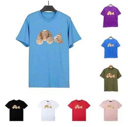 shirt sport UK - 8colors Palm Designers Bear Men Women T Shirt Palms angel Clothes Mens Womens T-shirt Short Sleeve Clothing Sport Shirts Bears T-shirts
