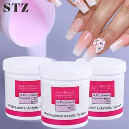 acrylic polymers powder Canada - Nail Art Kits 1 Box Acrylic Powder Clear Pink White Colors Carving Crystal Polymer 3D Tips UV Builder Manicure Kit #789237d