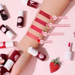 Lip Gloss 3 In1 Makeup Stain Silk Liquid Lipstick Long Lasting Color Moisturizing Cheeks Eyes Non-Sticky Cup Tool