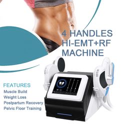 Slimming Beauty Equipment Electro Muscle Stimulation Machine With RF Tech Fat Reduction Sculpting Hip Lifting Fat Removal Butt Build For Salon Instrument
