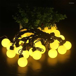 Strings 5M 20 LED Fairy Lights Globe Festoon Bulb Wedding String Lamp Wall Outdoor Party Decoration Garden Street Christmas Valentine's