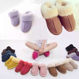 2023 Hot sell Classic design Warm slippers Top Quality Luxury Designer Fur Fluffy Furry Warm Leather Sandals ladies comfortable Flip Flop slipper shoes size 35-41