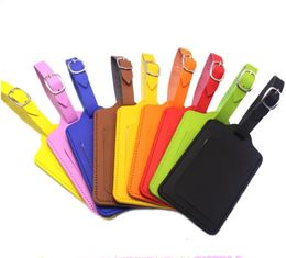 Leather Luggage Tag Bags Accessories Travel Suitcase Tags Name Address ID Baggage Label Address Holder