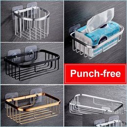 Other Bath Toilet Supplies Bathroom Shower Shelf Holder Corner Storage Rack Shampoo Soap Cosmetic Shees Wall Mounted K Homeindustry Dhazh