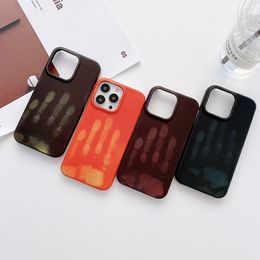 New Thermal Sensor Induction Discoloration Phone Cases Soft Cover For iPhone 14 13 12 11 pro max 7 8 8Plus iPhone X