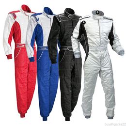 Мужские спортивные костюмы Мужские женщины -профессионалы для костюма для картинга F1 Водонепроницаемый автомобильный мотоцикл мотокросс гоночный клуб, набор одежды, комбинезонные S 4xl