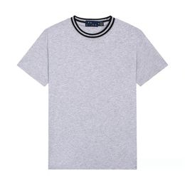 Wholesale 2009 Summer New Polos Shirts European and American Men's Short Sleeves Casual Colorblock Cotton Large Size Embroidered Fashion T-Shirts S-2XL