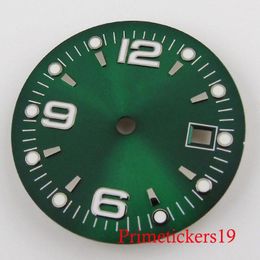 Watch Repair Kits Fit EAT 2836 MIYOTA Movement Green/Gray 31.5mm Dial With Date Window
