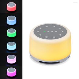 Night Lights RGB Light 24 Soothing Sounds White Noise Machine For Sleeping Portable Sleep Sound Adults And Baby